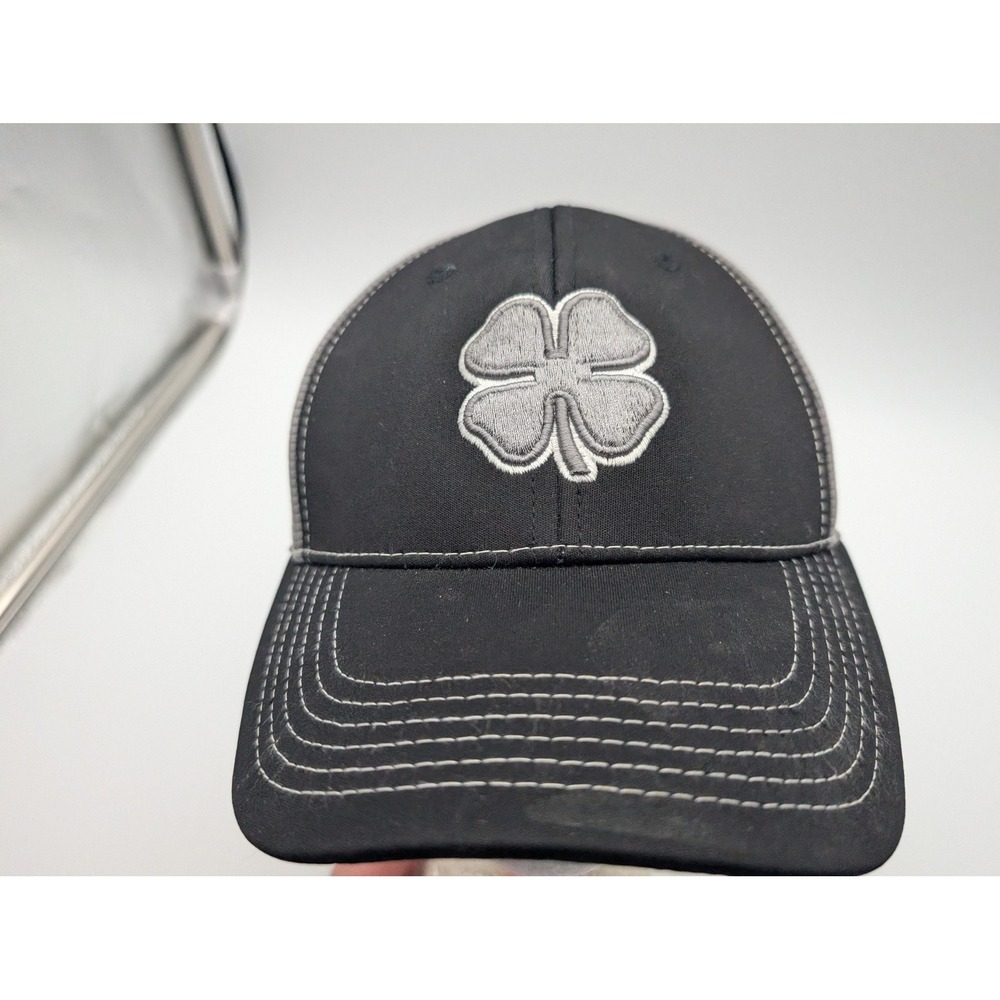 Black Clover Live Lucky Memory Fit Hat Black Grey S/M Fitted Cap